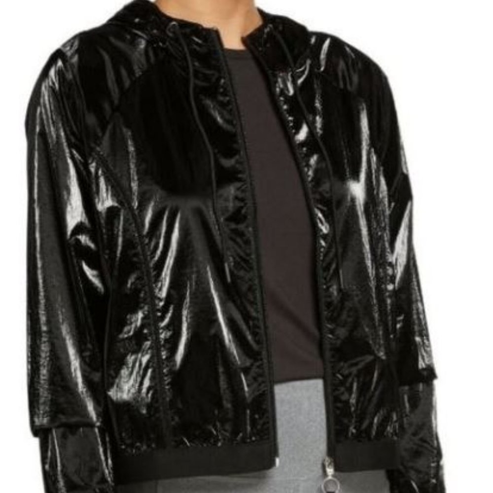 Bcbgeneration Black Nylon Jacket With Mesh Detail… - image 1